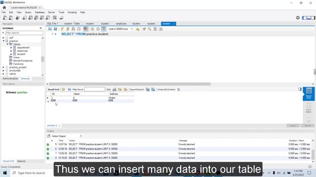 How to Insert Data Manually Into MySQL Workbench Database Bangla 2023| Insert Data Without SQL Quer смотреть онлайн
