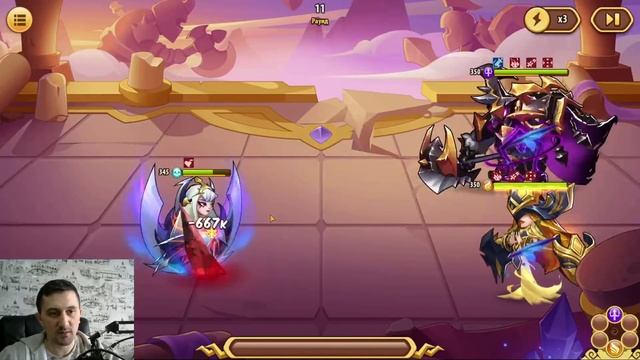 ЭЛОИЗА ПРОТИВ МИМОВ, ПОДЗЕМЕЛЬЕ АСПЕНА, БОССОВ, ЗЕМЛИ ПЕЧАТИ! Idle Heroes смотреть онлайн