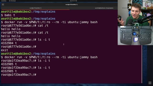 docker: don't mount files! (mount dirs instead) (intermediate) anthony explains #541 смотреть онлайн