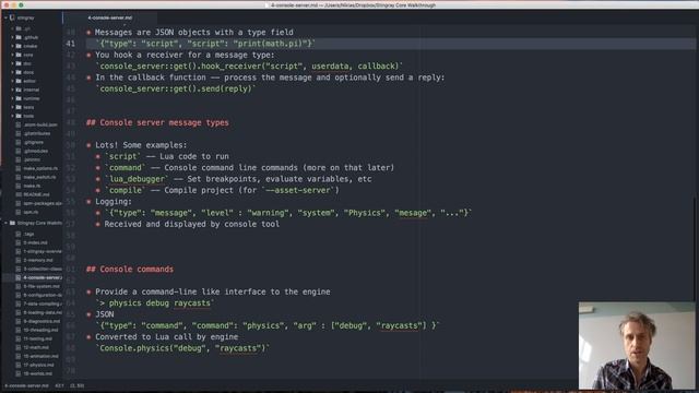 Stingray Engine Code Walkthrough: #4 Console server смотреть онлайн