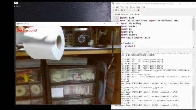 DJI Tello Control via Python + AI Code смотреть онлайн
