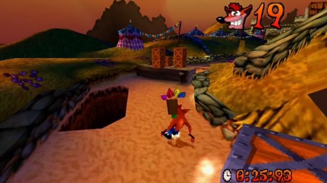 Прохождение Crash Bandicoot 3: Warped (Alpha) #7 – Warp Room 1 & 2 – камни и реликты смотреть онлайн
