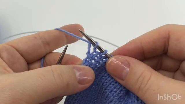 Кромочные петли для сшивания / Как вязать кромочные петли? смотреть онлайн