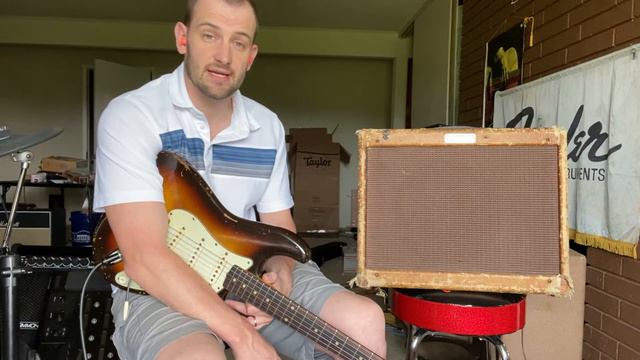 1955 Fender Tweed Deluxe 5E3 - For Sale смотреть онлайн