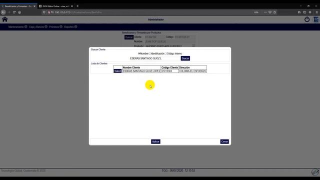 03 VINCULACIÓN DE FIRMANTES Y BENEFICIARIOS A PRODUCTOS PARA ARCHIVO FEIC JSON смотреть онлайн