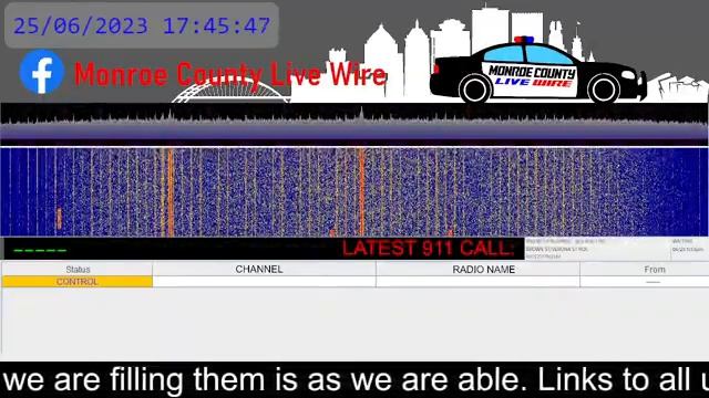 Monroe County Live Wire Fire, EMS, Police Scanner 24/7 006/25/2023 PM смотреть онлайн