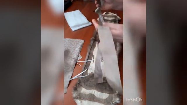 Пошив ,воротник из 2 шкурок куницы . смотреть онлайн
