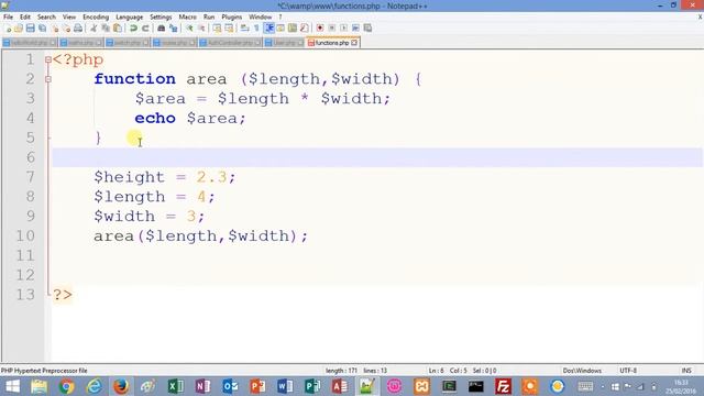 Tutorial 7 - PHP - Function Definitions and Function Calls смотреть онлайн
