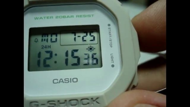 Обзор и настройка Casio retro watches G-Shock DW-5600M смотреть онлайн