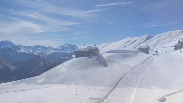 Зимние горы 60fps, расслабляющая музыка смотреть онлайн