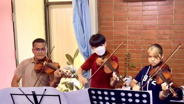 ✨ Howl's moving castle - Merry go round of like cover by violin trio 🎻 смотреть онлайн
