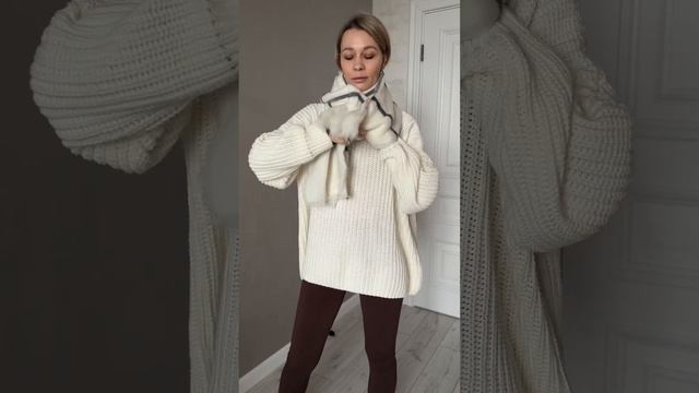 Как КРАСИВО завязать шарф #grwm #vlog #fashion #влог #лайфхак #fashionhacks смотреть онлайн