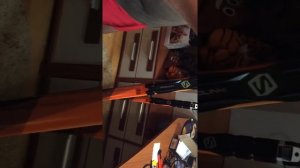 Установка креплений Саломон пролинк на лыжи YOKO