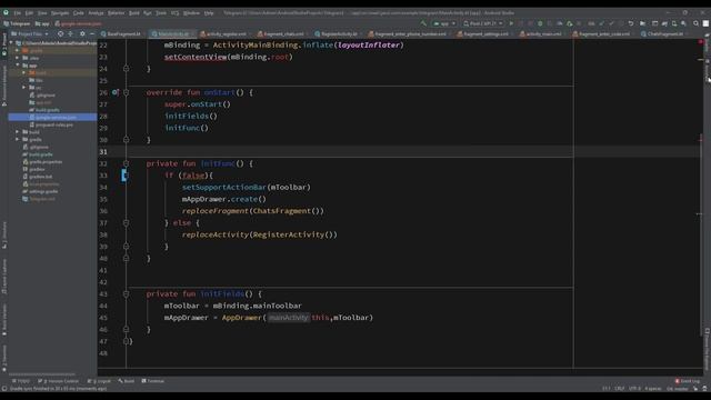 10. Подключение к Firebase. Как создать клон Telegram. Пишем свой мессенджер для Android на Kotlin смотреть онлайн
