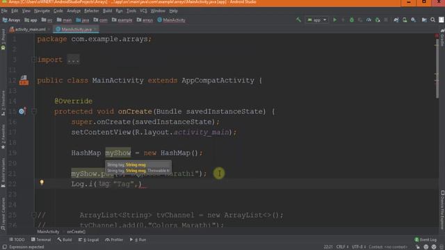 #10 - Hashmap in JAVA - Learn JAVA for Android in Marathi - मराठीतून JAVA смотреть онлайн