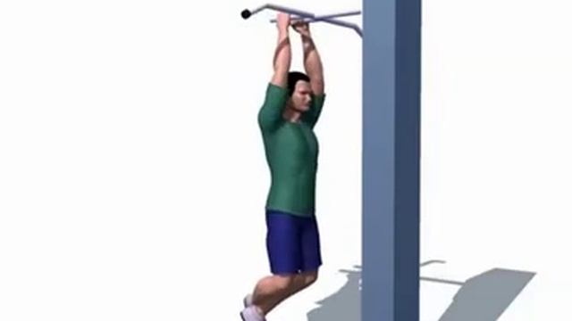 Правильное выполнение - Подтягивание (узким хватом) смотреть онлайн