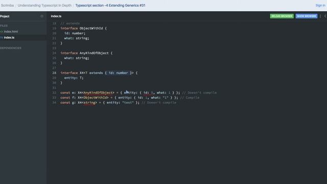 Typescript Section 4 Extending Generics #31 смотреть онлайн