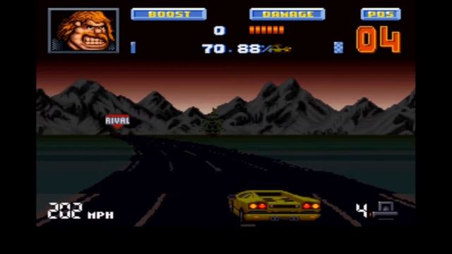 Lamborghini American Challenge - GAMEPLAY SNES смотреть онлайн