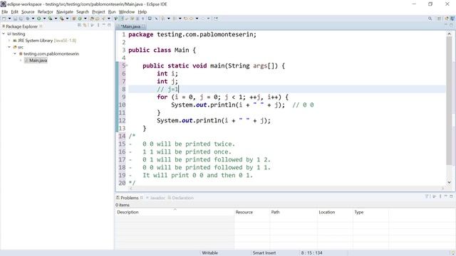 Preguntas tipo de la certificación Java 1Z0-811: Bucle for. Ejercicio 1 смотреть онлайн