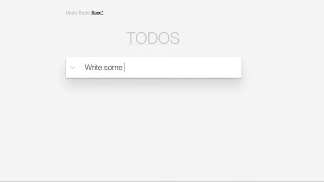 TodoMVC: Undo/Redo with Mutation Observers смотреть онлайн