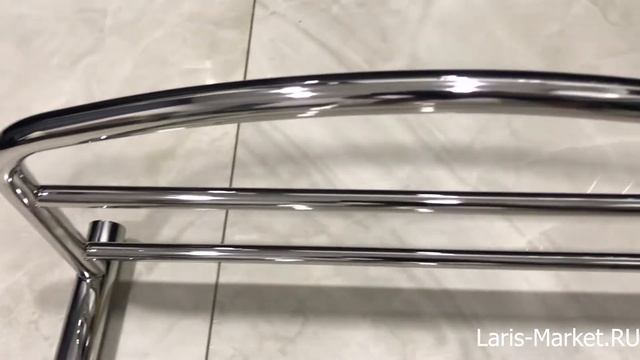 Полотенцесушитель электрический Laris Евромикс П8 500х800 Э с полкой с терморегулятором цвета хром смотреть онлайн