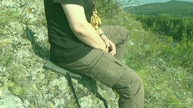 Туристическая сидушка (пятиточечник), сделать своими руками, лайфхак. смотреть онлайн