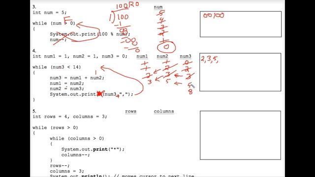 Java While Loop Worksheet #3 смотреть онлайн