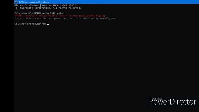 EPERM: operation not permitted, mkdir Fixed | Problem explained and fixed ✔️ смотреть онлайн