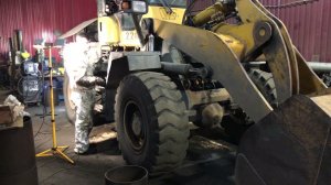 Ремонт сочленений фронтального погрузчика