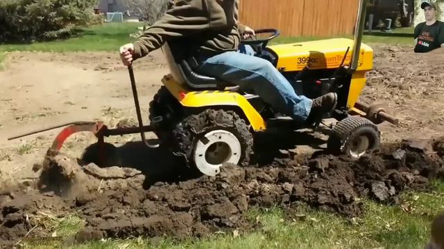 ВСПАШКА МИНИ ТРАКТОРОМ В РАЗНЫХ СТРАНАХ МИРА 4  PLOWING WITH A MINI TRACTOR IN DIFFERENT COUNTRIE