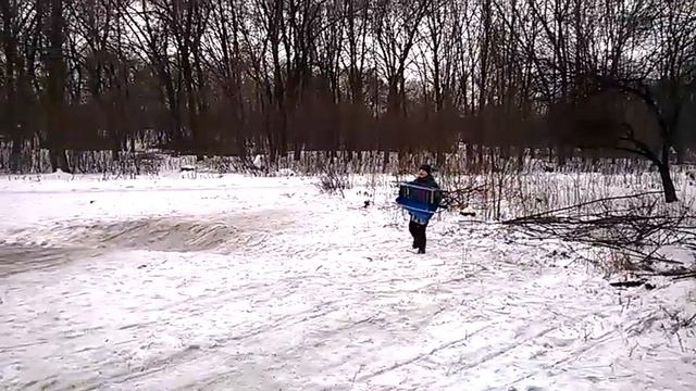 Зимой на горке. смотреть онлайн