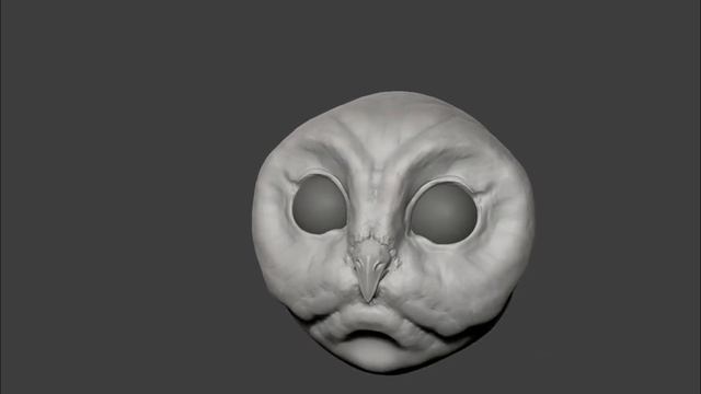 Zbrush Owl Sketch смотреть онлайн