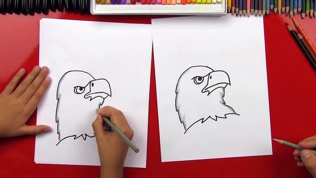 How To Draw A Realistic Bald Eagle Head смотреть онлайн