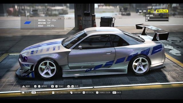 Need for Speed Heat - Nissan Skyline R34 GT-R Fast & Furious | Build Tutorial смотреть онлайн