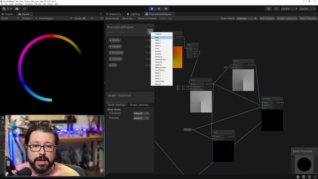 Procedural Shapes ShaderGraph tutorial for Unity смотреть онлайн