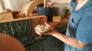 Русская печь в изразцах. ч. 4 (как поставить закрепить изразец?)