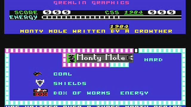 WANTED: MONTY MOLE THEME COMMODORE 64 смотреть онлайн