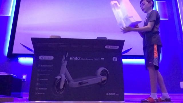 Ninebot Max G30lp unboxing pt 1 смотреть онлайн