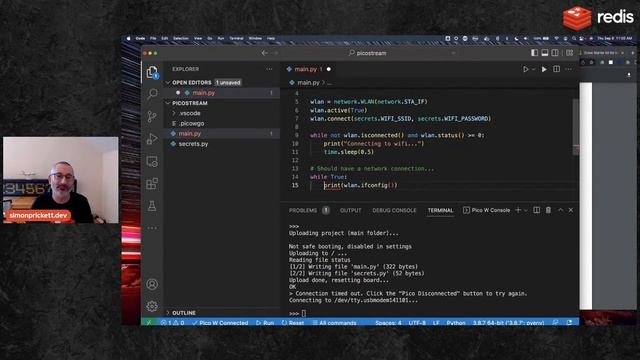 Simon's Things on Thursdays: Raspberry Pi Pico W with Redis - Episode 1 смотреть онлайн