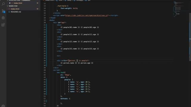 [뷰js 2 (vuejs 2) 기초 익히기 기본 강좌] 10 v-for 리스트 렌더링 смотреть онлайн