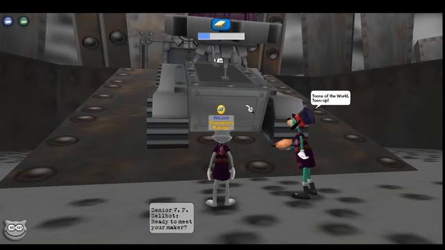 Toontown World Online - CM's try a VP Battle смотреть онлайн