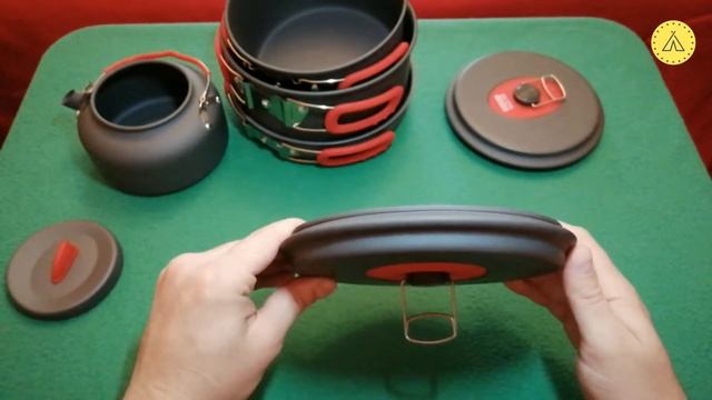 Набор посуды для туризма Ecos camping cw-c06s смотреть онлайн