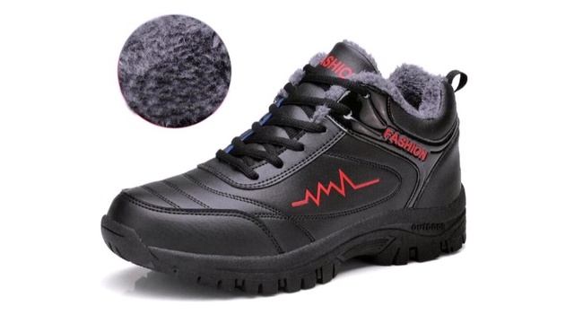7 Зимние мужские кроссовки с Алиэкспресс Мужские зимние ботинки с Aliexpress 2023 Мужская обувь Топ смотреть онлайн