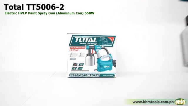 Quick Unboxing Total TT5006-2 Electric HVLP Paint Spray Gun Aluminum Can 550W смотреть онлайн