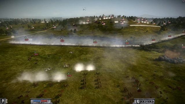 GETTYSBURG RECREATED: LITTLE ROUND TOP - North & South: American Civil War Hardcore Submod Gameplay смотреть онлайн