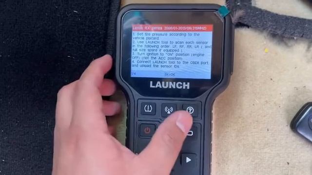How to use Launch CRT5011E TPMS programing tool смотреть онлайн