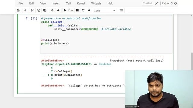 ?♂️ Encapsulation in Python |Python By Surendra смотреть онлайн
