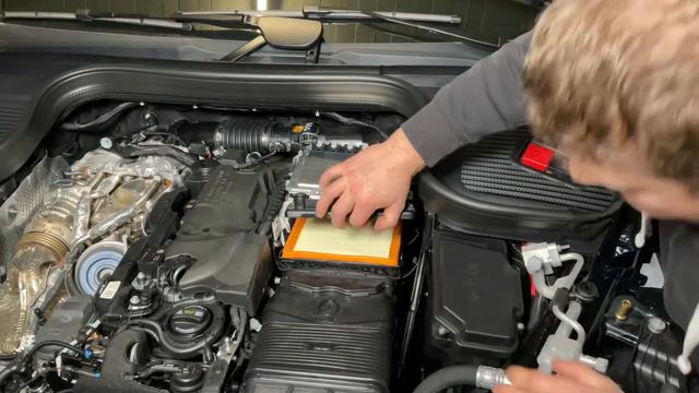 Luftfilter GLE 350 D 167 Wechseln How To Renew Airfilter Mercedes