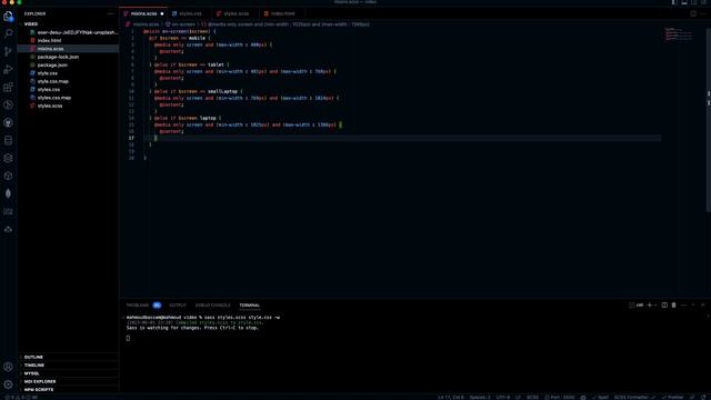 SASS Tutorial - How to use SASS mixins in responsive designs смотреть онлайн