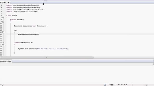 Crear PDF con Java (Libreria I-text). смотреть онлайн
